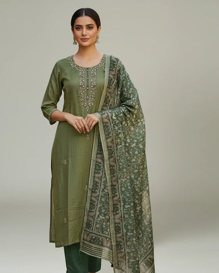 Silk salwar suit