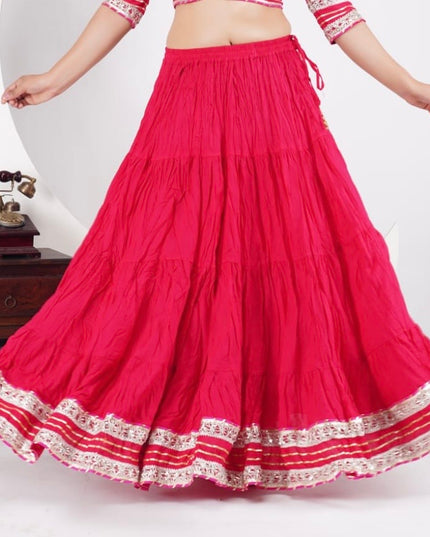 Cotton Lehenga Skirt - Casual Ethnic Wear by Kurti Connection USA