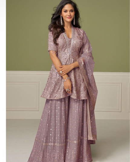 Veda : designer sharara suit