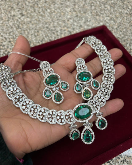 AD necklace set by Kurti Connection USA