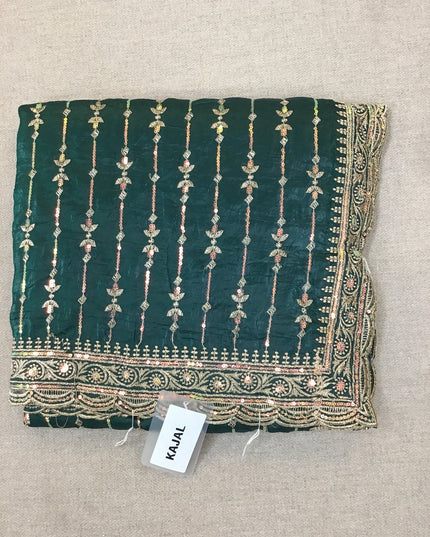 Crape silk saree