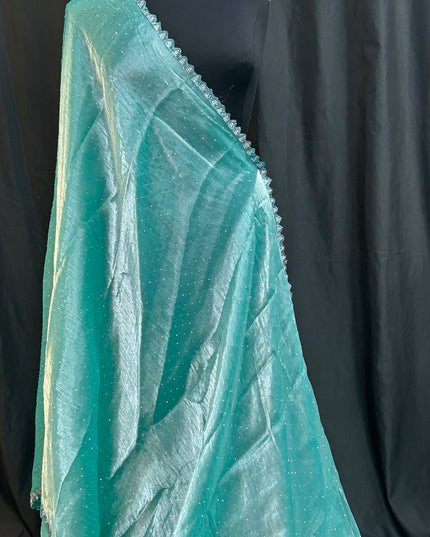 Tissue organza saree by Kurti Connection USA