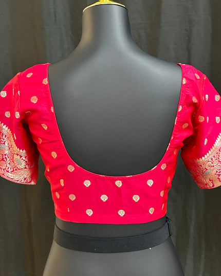 Banarasi silk blouse by Kurti Connection USA