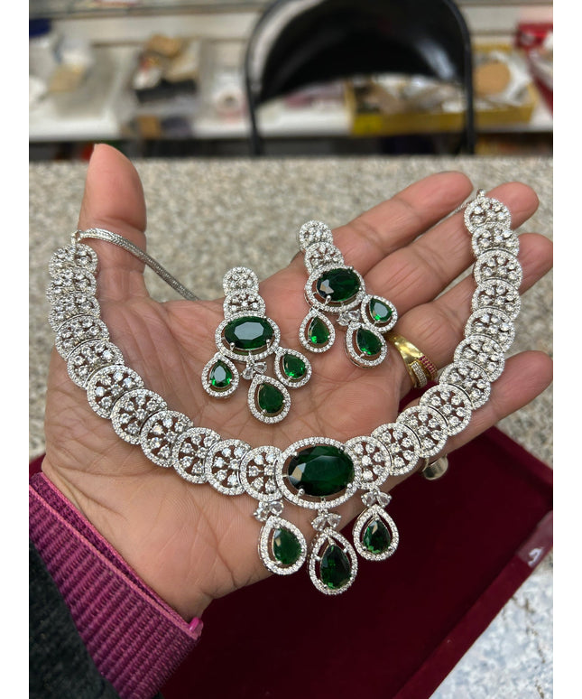 AD necklace set by Kurti Connection USA