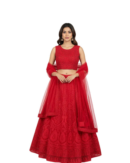 Red lehenga Choli set