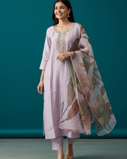 Dola silk kurti set