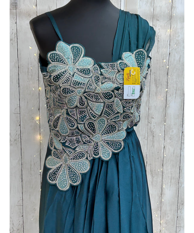 Fusion lehenga saree