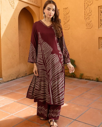 Rayon plazzo set