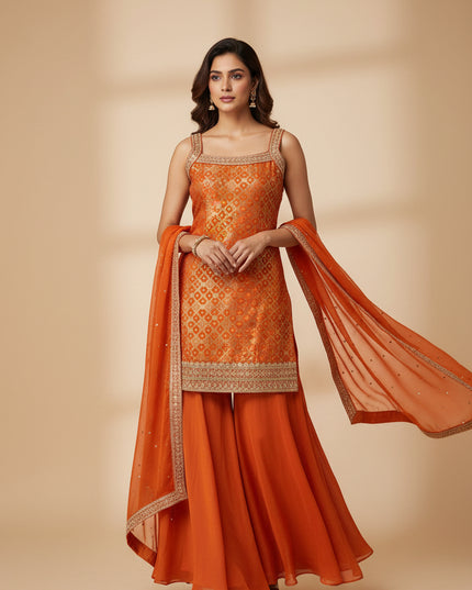 Banarasi sharara suit
