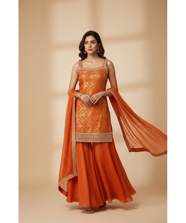 Banarasi sharara suit