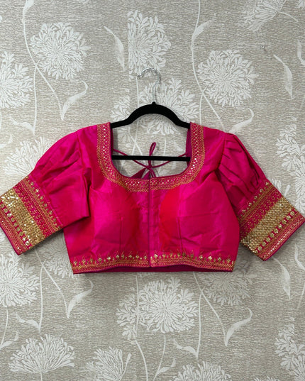 Silk blouse by Kurti Connection USA