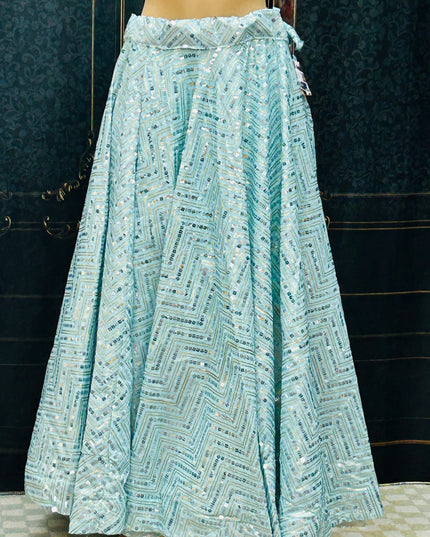 Sequin lehenga : garba chaniya