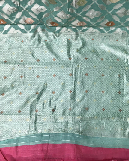 Linen cotton saree