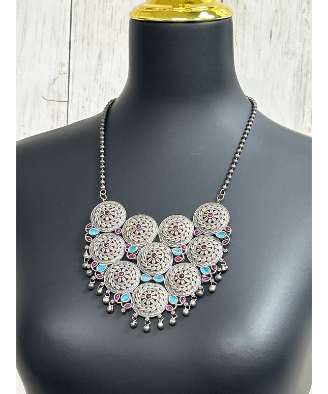 Banjara necklace  | oxidized silver jewelry