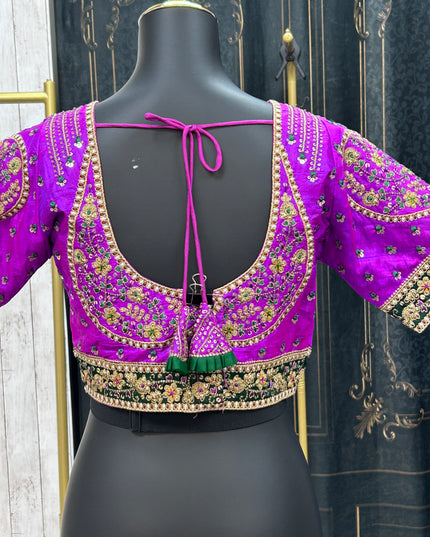 Purple blouse