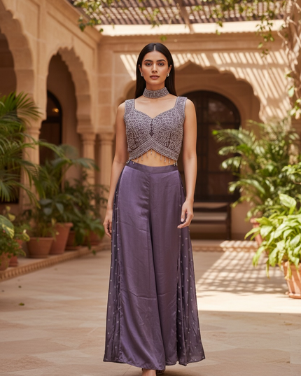 Silk Plazzo set
