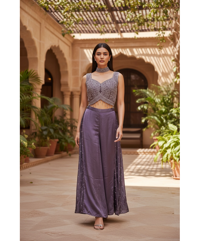 Silk Plazzo set