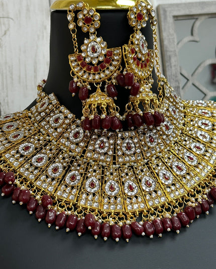 Bridal necklace set by Kurti Connection USA
