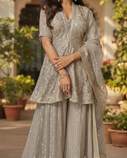 Aashna : designer sharara suit