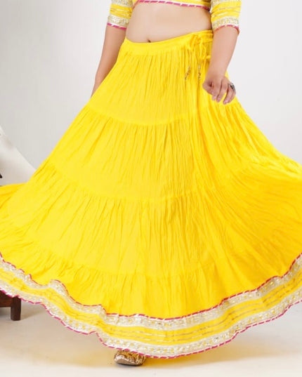 Cotton Lehenga Skirt - Casual Ethnic Wear by Kurti Connection USA