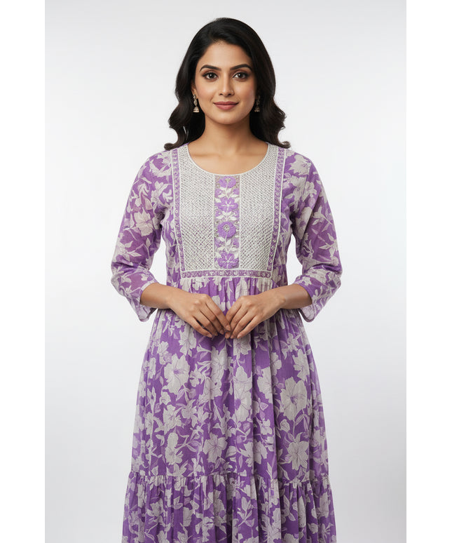 Cotton long kurti