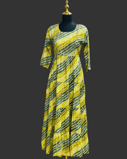 Rayon long kurti