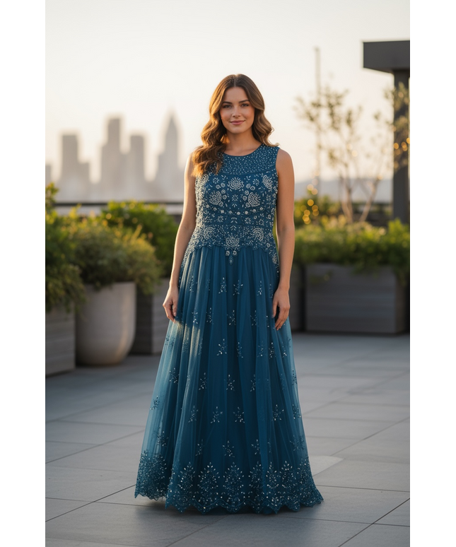 Party wear dress by Kurti Connection USA