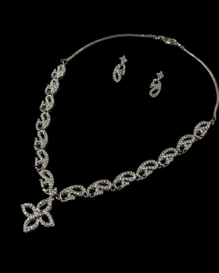 Silver AD necklace by Kurti Connection USA
