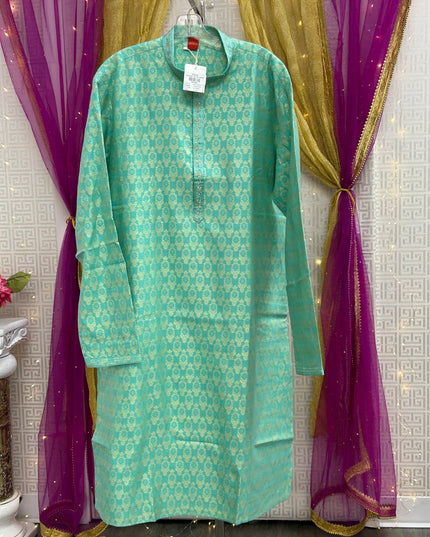 Men’s kurta pajama set : Jaquard cotton by Kurti Connection USA