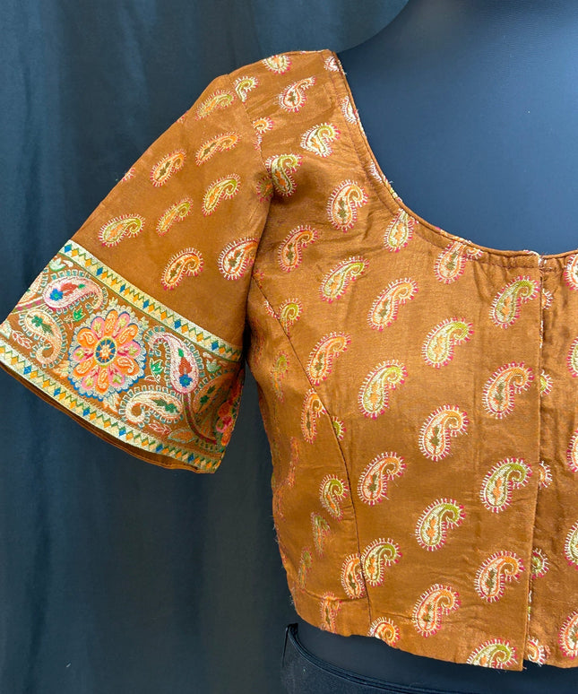 Kani silk blouse by Kurti Connection USA