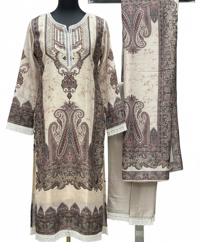 Modal silk kurti pant set by Kurti Connection USA