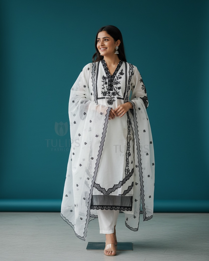 Tissue silk Kurti set