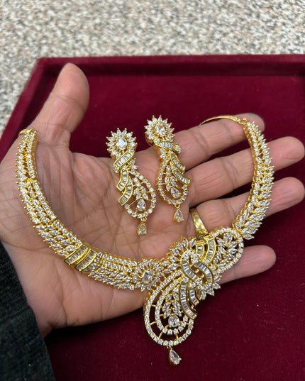 AD necklace set by Kurti Connection USA