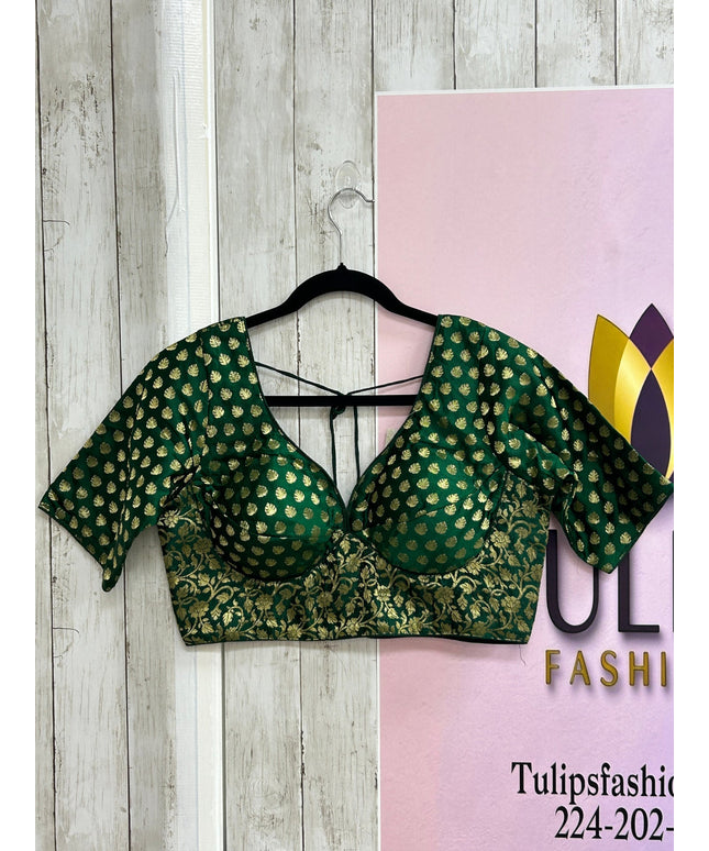 Dark green blouse