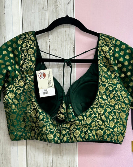 Dark green blouse