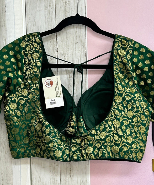 Dark green blouse