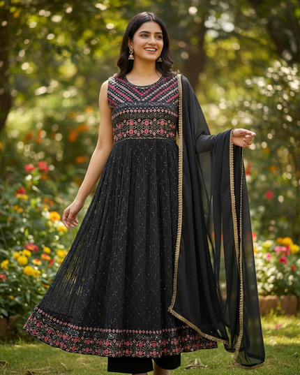 Naira cut dress with pant