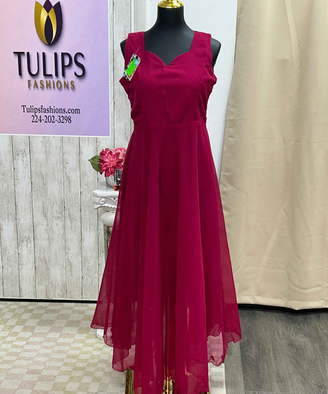 Chiffon long kurti / dress