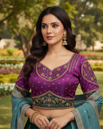 Purple blouse