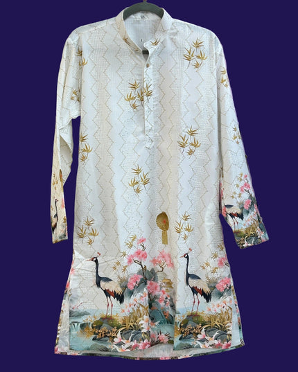 Digital print kurta for men