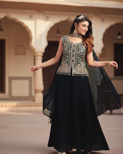 Party wear sharara suit