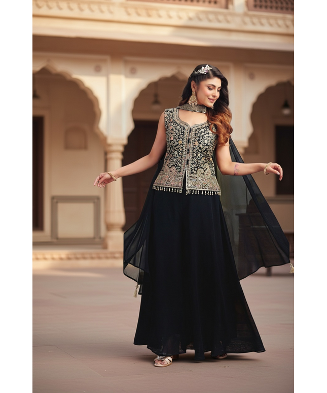 Party wear sharara suit