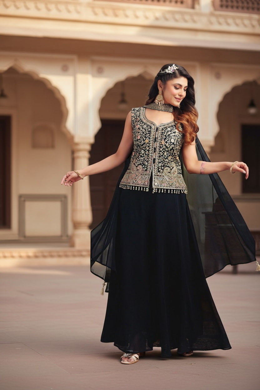 Party wear sharara suit
