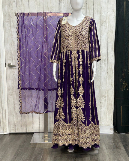 Wedding collection: Mirza: heavy party wear Anarkali dresses