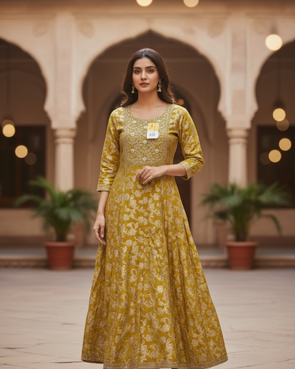 Cotton long kurti