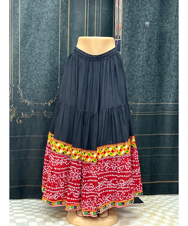 Bandhani skirt : garba chaniya