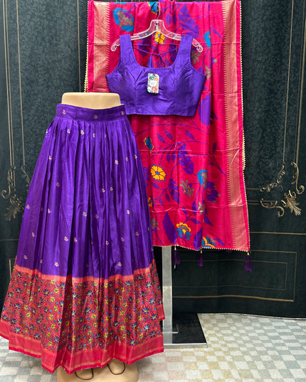 Art silk chaniya choli set