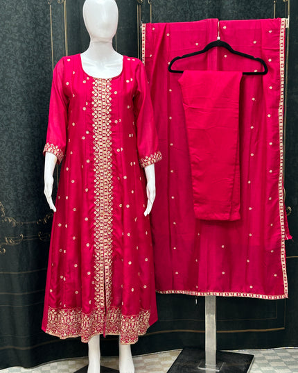 Silk Anarkali set