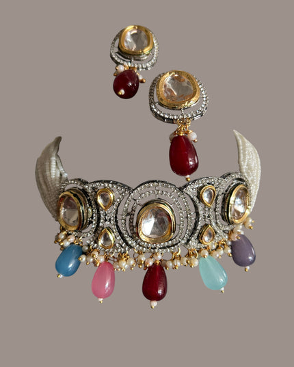 Kundan necklace set