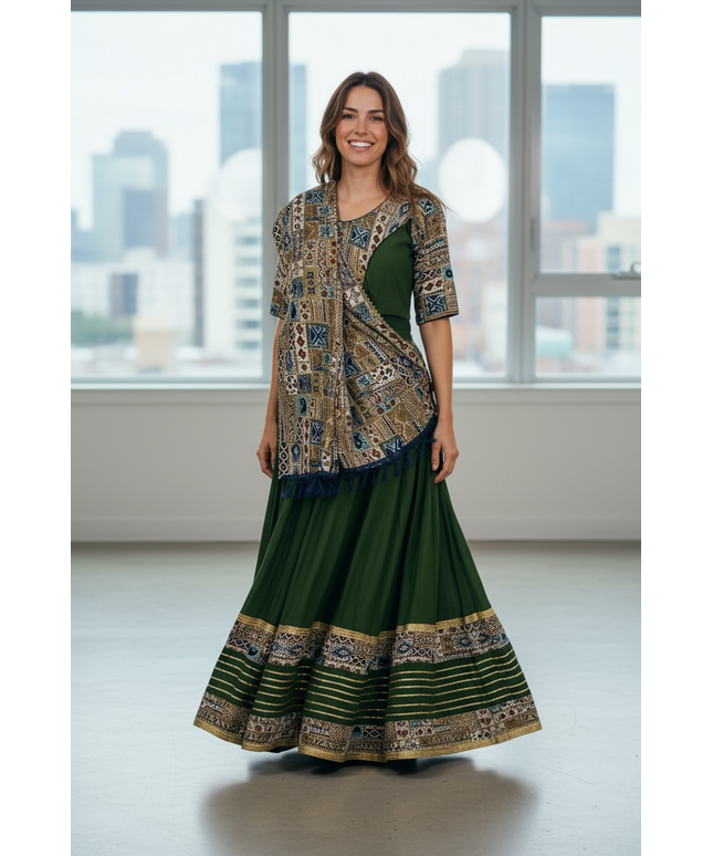 Cotton chaniya choli set - Kurti Connection USA